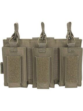 Open-Top Molle Mag Pouch for M4 M16 AK AR - Versatile Elastic Rifle & Pistol
